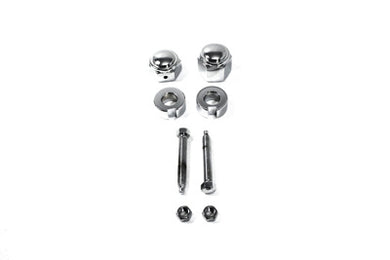 Chrome Rear Axle Adjuster and Nut Kit 2000 / 2007 FXST 2000 / 2007 FLST