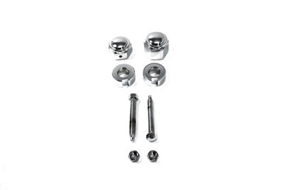 Chrome Rear Axle Adjuster and Nut Kit 2000 / 2007 FXST 2000 / 2007 FLST