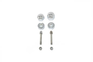 Chrome Rear Axle Adjuster and Nut Kit 1986 / 1992 FXST 1986 / 1992 FLST