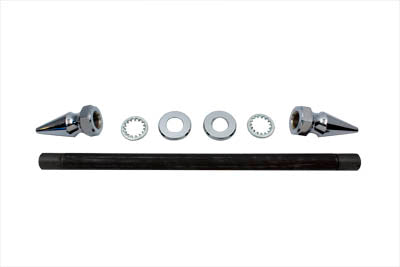 Chrome Rear Axle Kit Pike Type 1973 / 1984 FX Rear Fitment1973 / 1984 FL Rear Fitment