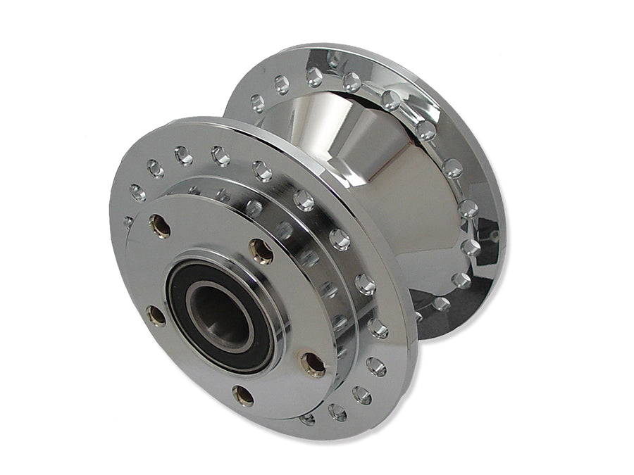Chrome Front Wheel Hub 1 Bearings 2004 / 2005 FXD 39mm fork