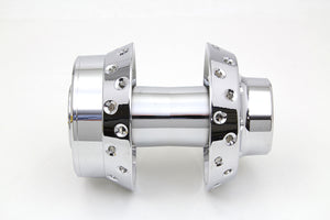Chrome Front Wheel Hub 3/4 Bearings 2000 / 2006 FXST single disc - front2000 / 2007 FLSTC single disc2000 / 2007 FLST 2000 / 2007 FXDWG 2000 / 2007 FXSTS