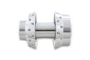 Chrome Front Wheel Hub with 25mm Bearings 2008 / 2017 FXST without ABS2008 / 2017 FLST without ABS2008 / 2017 FXDWG without ABS