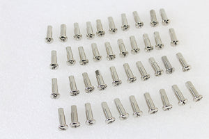 40 Piece Spoke Nipple Set Stainless Steel 0 /  All 45 model front spoke applications"0 /  All K model front spoke applications
