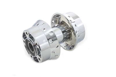 Wheel Hub with 25mm Bearings Chrome 2008 / UP FLT Dual disc without ABS