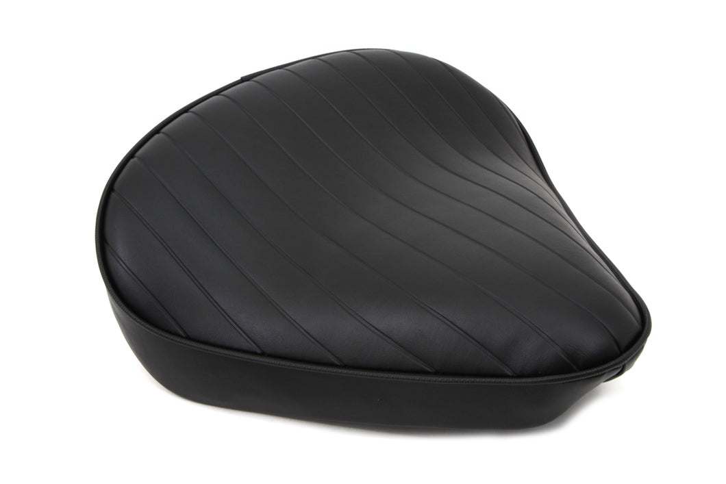 Black Tuck and Roll Solo Seat Large 0 /  Custom application