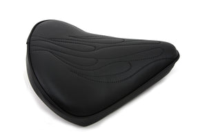 Black Solo Seat with Flame Stitch Large 0 /  Custom application