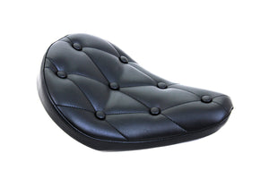 Black Vinyl Solo Seat with Buttons 0 /  Custom application