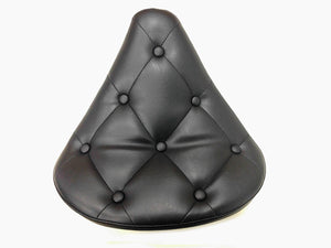 Black Vinyl Solo Seat with Buttons 0 /  Custom application