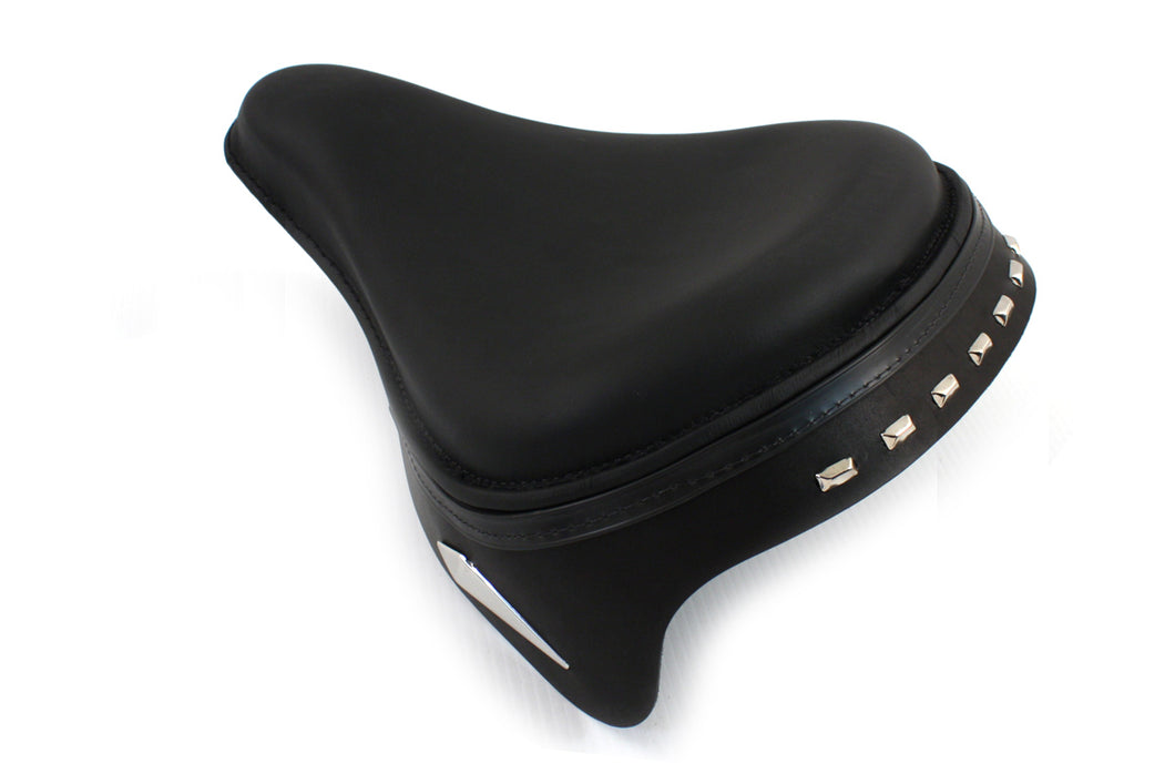 Black Leather Metro Police Solo Seat 0 /  Custom application