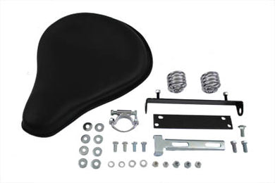 Black Leather Solo Seat Kit 1952 / 1978 XL