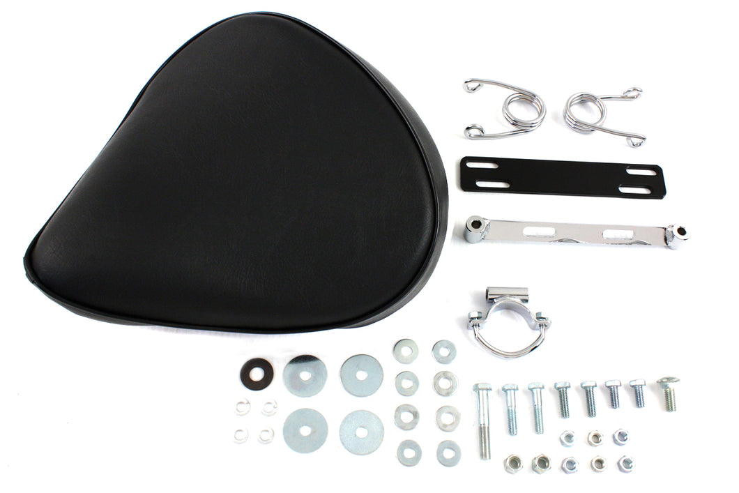 Black Vinyl Solo Seat and Mount Kit 0 /  Custom application for rigid frames