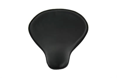 Black Leather Velo Racer Solo Seat 0 /  Custom application