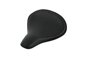 Black Leather Velo Racer Solo Seat 0 /  Custom application