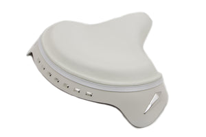 White Leather Police Style Solo Seat 1936 / 1952 EL 1941 / 1980 FL 1936 / 1952 W 1936 / 1973 G