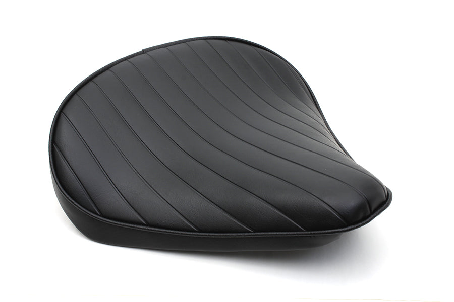 Black Tuck and Roll Solo Seat Large 0 /  Custom application