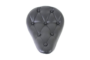 Black Vinyl Solo Seat with Buttons 0 /  Custom application