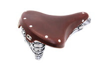 Load image into Gallery viewer, Double Steel Saddle Solo Seat Honey Brown 0 /  Custom application