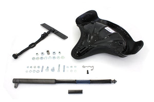 Black Leather Deluxe Solo Seat Kit 1965 / 1980 FL