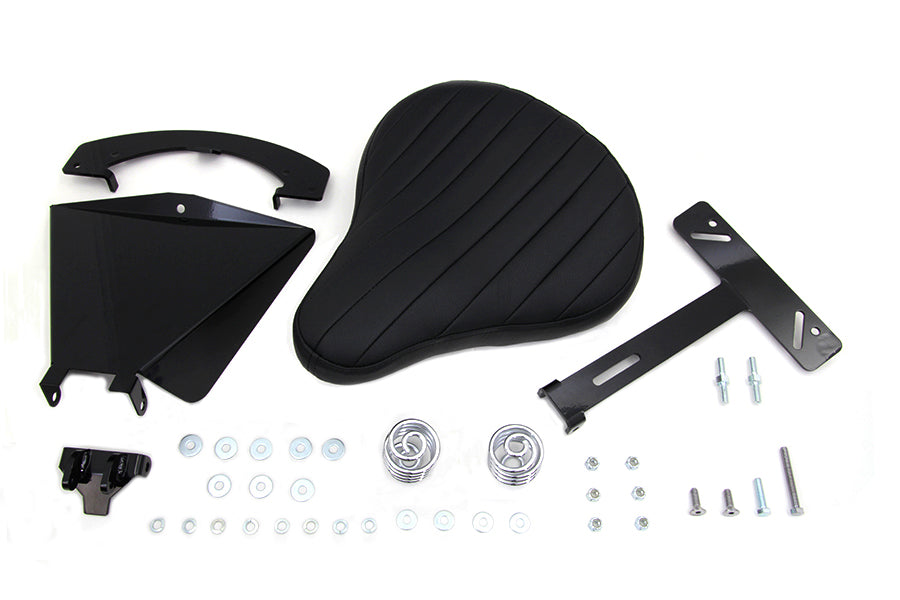 Black Leather Solo Seat With Mount Kit 2004 / 2006 XL