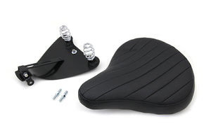 Black Leather Solo Seat with Mount Kit 2010 / UP XL