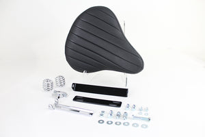 Black Leather Solo Seat Kit 1952 / 1978 XL