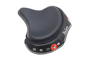 Corbin Gentry Black Leather Solo Seat 1936 / 1940 EL 1941 / 1984 FL