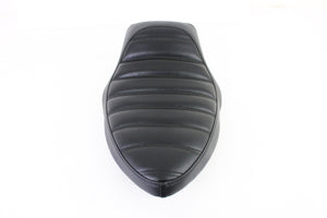 Black Vinyl Tuck and Roll Frame Mount Solo Seat 1958 / 1984 FL 1971 / 1984 FX