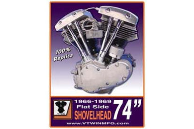 Flatside Shovelhead Engine Plaque Sign 0 /  All