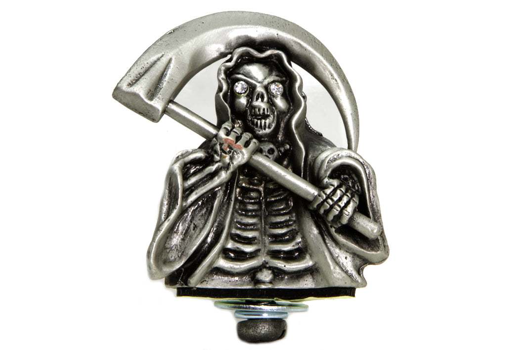 Grim Reaper Front Fender Top Ornament Silver 0 /  Custom application for front fenders.
