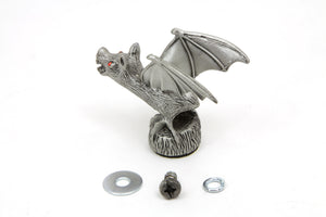 Bat Front Fender Tip Ornament Chrome 0 /  Custom application for front fenders.