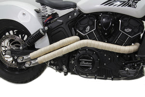 Light Brown Fiberglass Exhaust Wrap 0 /  Custom application