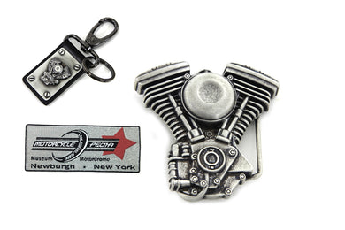 V-Twin Mens Evolution Engine Buckle and Fob Set 0 /  All