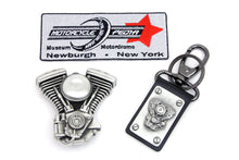 Load image into Gallery viewer, V-Twin Mens Evolution Engine Buckle and Fob Set 0 /  All