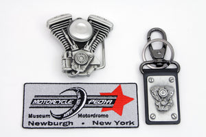 V-Twin Mens Evolution Engine Buckle and Fob Set 0 /  All