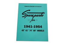 Load image into Gallery viewer, UL-SV-Knucklehead Spare Parts Book 1941 / 1948 UL 1941 / 1954 FL 1941 / 1954 WL