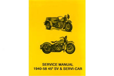45 WL Solo Repair Manual 1940 / 1952 WL 1940 / 1958 G