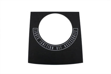 Black Dash Panel Decals 1979 / 1984 FL 1980 / 1986 FX 1984 / 1993 FXST 1986 / 1993 FLST 1991 / 1993 FXDWG