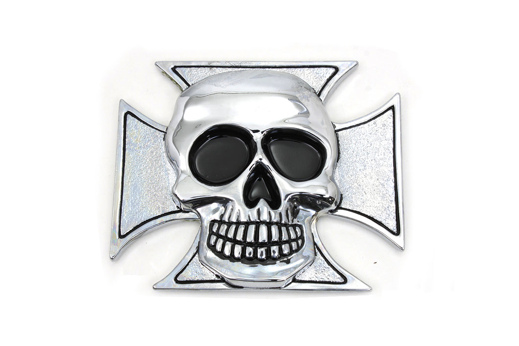Pewter Maltese Cross with Skull Emblem 0 /  All models
