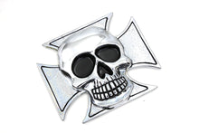 Load image into Gallery viewer, Pewter Maltese Cross with Skull Emblem 0 /  All models