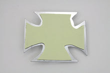 Load image into Gallery viewer, Pewter Maltese Cross with Skull Emblem 0 /  All models