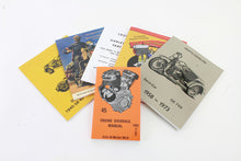 Load image into Gallery viewer, 45 Army Manual Set 1940 / 1958 G 1936 / 1952 W 1929 / 1952 WL 1941 / 1944 WLA