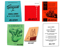 Load image into Gallery viewer, Factory Style Manual Set for Panheads 1948 / 1965 FL