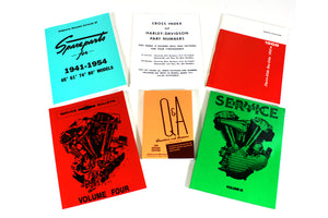 Factory Style Manual Set for Panheads 1948 / 1965 FL