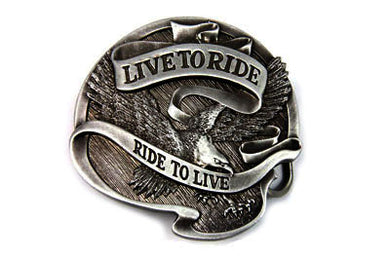 Live to Ride 75 Anniversary Belt Buckle 0 /  All