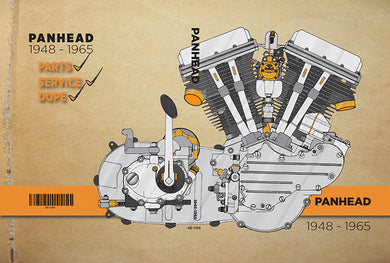 Panhead and E Shovelhead Service and Parts Manual 1948 / 1969 FL