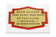 Load image into Gallery viewer, Oil Tank Decal 1936 / 1948 UL 1936 / 1947 EL