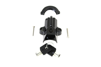 Black Helmet Lock with Pipe Key 0 /  All models