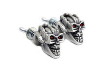 Load image into Gallery viewer, Skull with Skeleton Hand License Plate Topper Set 0 /  All models