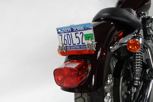 Skull on Star License Plate Topper Set 0 /  All models